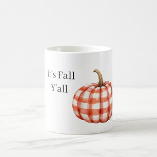 Orange Stripes Pumpkin Coffee Mug