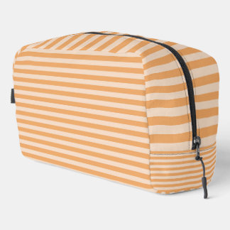 Orange Stripes Seamless Pattern Toiletry Bag