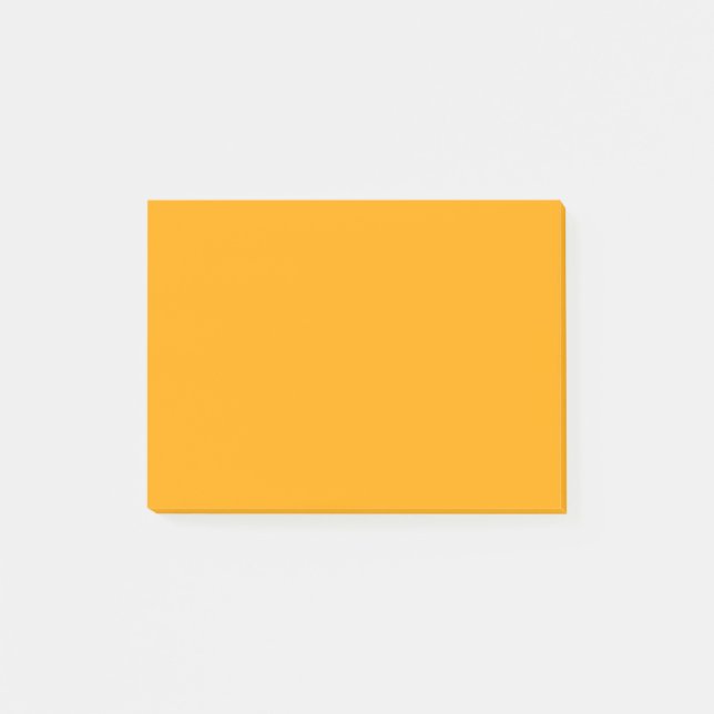 Orange Stylish Colour Matching Post-it Notes (Front)