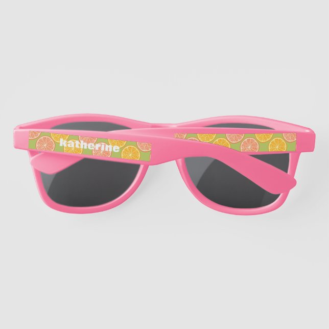 Orange Summer Pink Sunglasses (Back)