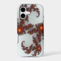 Orange Sunburst Fractal