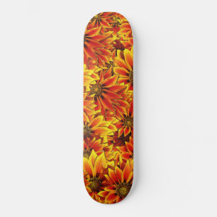 Orange Sunflowers Skateboard