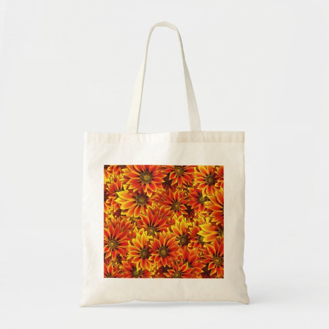 Orange Sunflowers Tote Bag (Front)