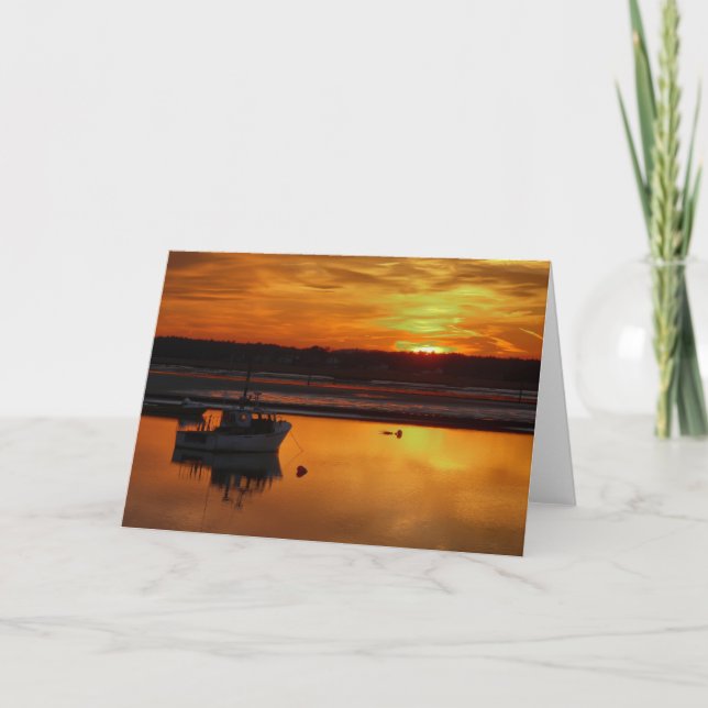 Orange Sunset Card (Front)