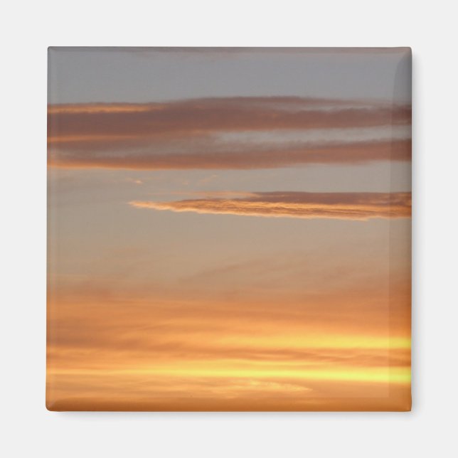 Orange Sunset Magnet (Front)
