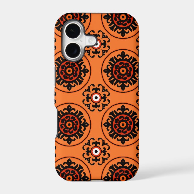 Orange Suzani Pattern (Back)