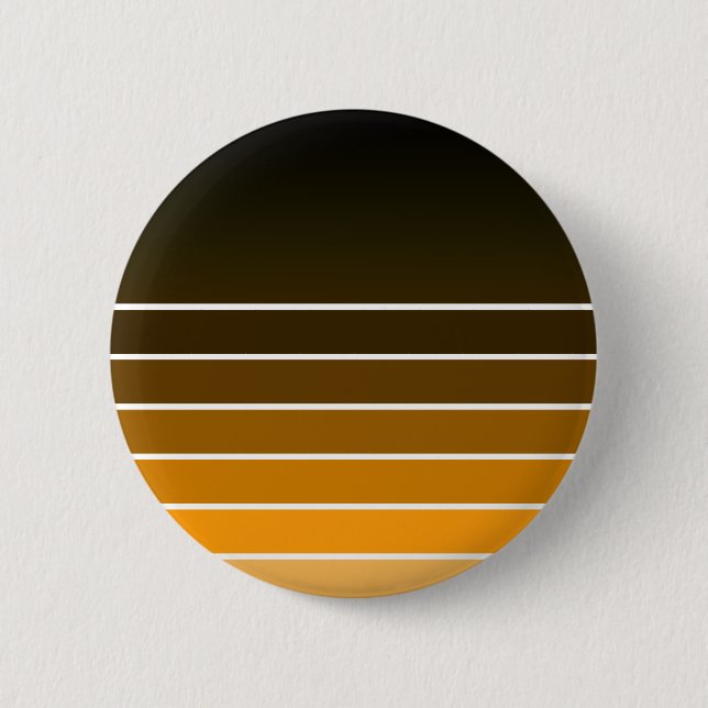 orange swatch 6 cm round badge (Front)