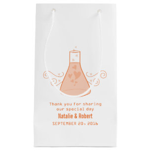Orange Sweet Chemistry Wedding Gift Bag