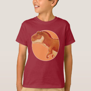 Orange T-Rex T-Shirt