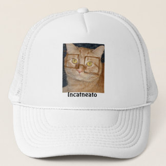 Orange Tabby Cat/Incognito Trucker Hat