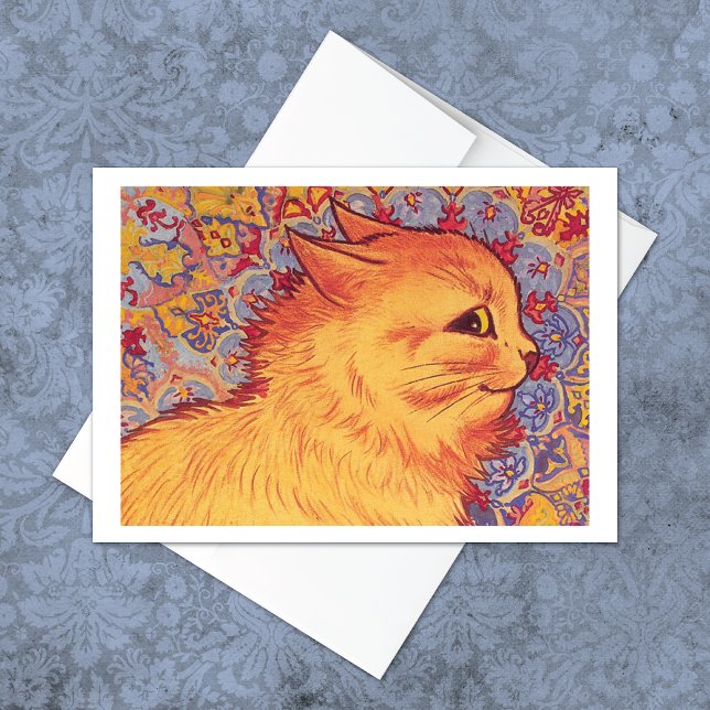 Orange Tabby Cat Louis Wain Blank (Creator Uploaded)