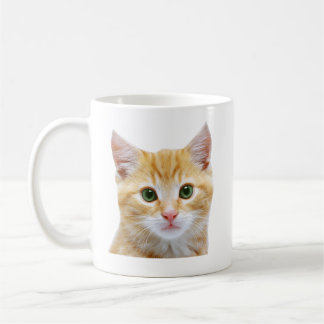 Orange Tabby Cat - Orange Kitten with Green eyes  Coffee Mug
