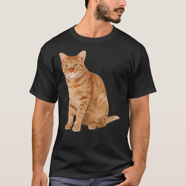 Orange Tabby Cat T-Shirt (Front)