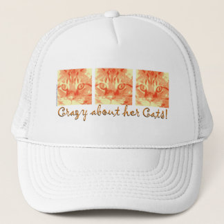 Orange Tabby Cat Trucker Hat