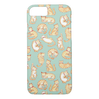 Orange Tabby Cats Illustrated Pattern Case-Mate iPhone Case