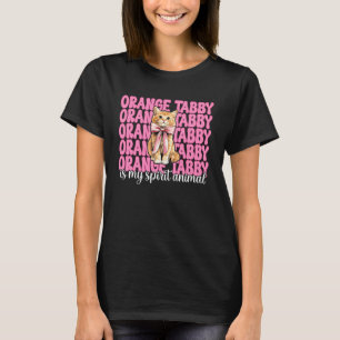 Orange Tabby is My Spirit Animal Orange Cat Tabby T-Shirt