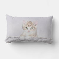 Orange Tabby Kitten Painting - Original Cat Art