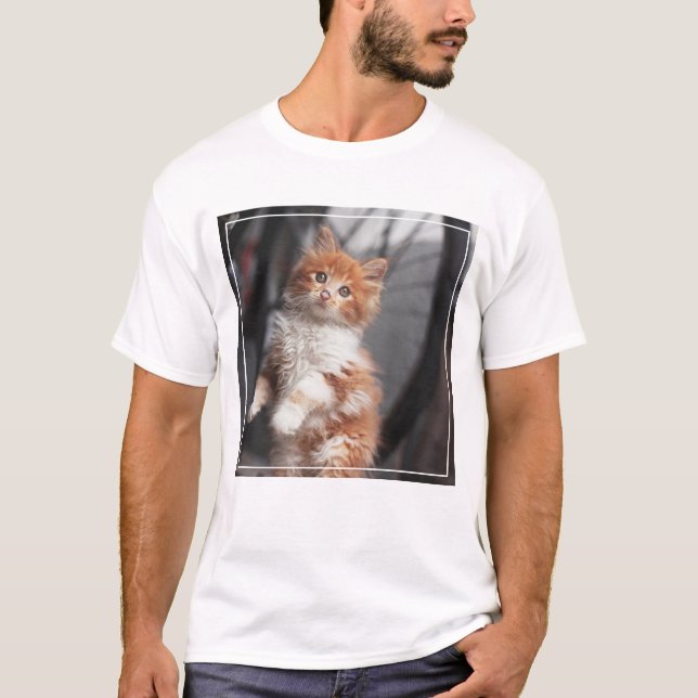 Orange Tabby Kitten T-Shirt (Front)