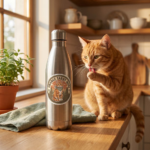 Orange Tabby Sticker Cat Mum Decal Gift For Her
