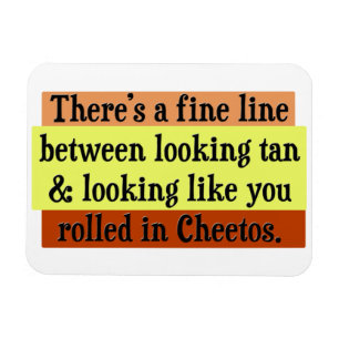 Orange Tan Joke Magnet