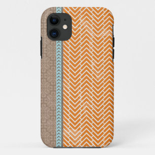 Orange Tan Tribal iPhone Galaxy Razr Case