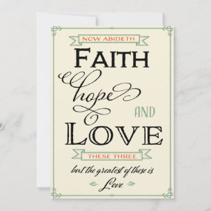 Orange & Teal Rustic Country Wedding Invitation