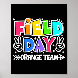 Orange Team Here for Field Day Fun Day 2026 Poster