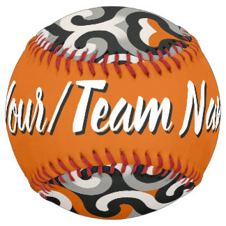 Orange Team (personalise) Softball