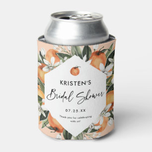 Orange Themed Cutie Citrus Bridal Shower Favours Can Cooler