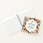 Orange Themed Little Cutie Baby Shower Guestbook 