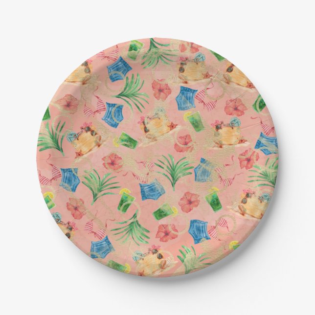 Orange Theory Paper Plate (Front)