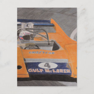 Orange Thunder Postcard