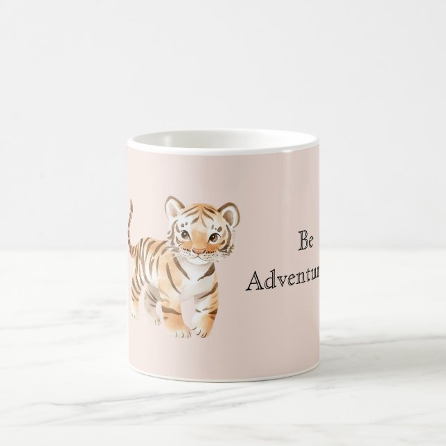 Orange Tiger Coffee Mug (Center)