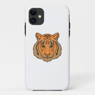 Orange Tiger Face Case-Mate iPhone Case