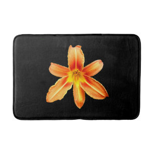 Orange Tiger Lily Bath Mat