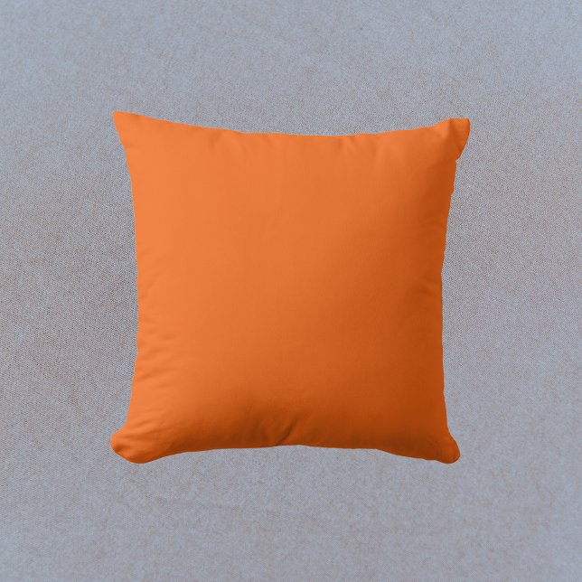 Orange Tiger Solid Colour Cushion (Creator Uploaded)