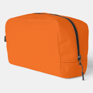 Orange Tiger Solid Colour Dopp Kit