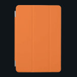 Orange Tiger Solid Colour iPad Mini Cover<br><div class="desc">Orange Tiger Solid Colour. This bold and energetic hue captures the spirit of vibrancy and excitement. It's an intense, almost electric orange with just the right amount of warmth and brightness. Its boldness makes it a standout colour that is sure to capture attention. This dynamic hue works beautifully with a...</div>
