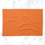 Orange Tiger Solid Colour Tea Towel<br><div class="desc">Orange Tiger Solid Colour</div>