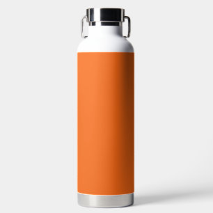 Orange Tiger Solid Colour Water Bottle
