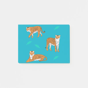 Orange Tigers Post-it Notes