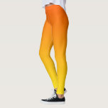 Orange to yellow gradient ombre leggings<br><div class="desc">Orange to yellow gradient ombre simple background.</div>