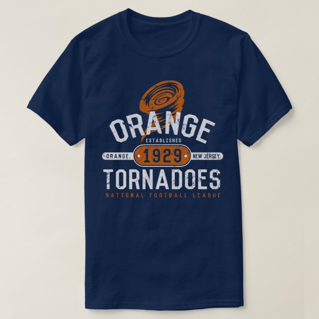 Orange Tornadoes T-Shirt (Design Front)