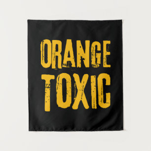 Orange Toxic Unti Trump Political Resistance Tapestry