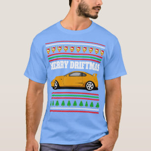 Orange Toyota Supra MK4 A80 Merry Driftmas T-Shirt