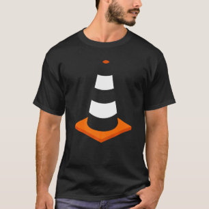 Orange Traffic Cone Costume Halloween Street Road T-Shirt