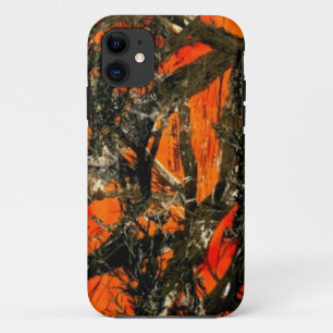 "Orange Tree Branch Camouflage" Case-Mate iPhone Case
