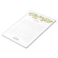 Orange Tree Cat XL Notepad