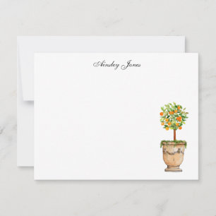 Orange tree citrus topiary Illustration Notes