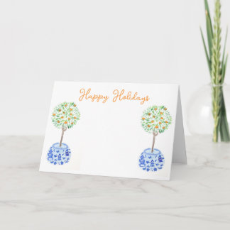 Orange Tree Holiday Card